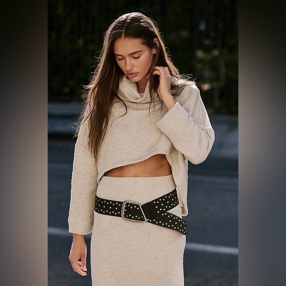 NWOT Free People Free-est Milley Reversible Set-Wet Plaster - Picture 4 of 16